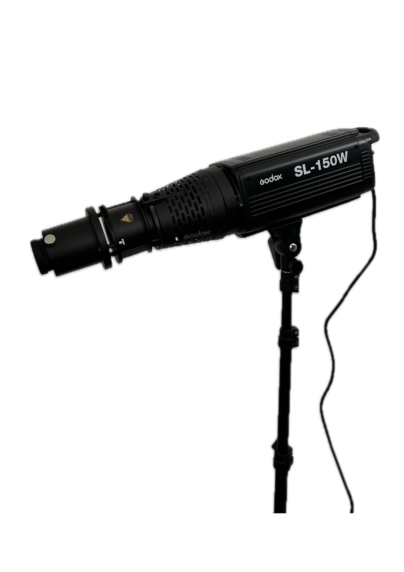 Godox SL-150W mit Spot-Aufsatz