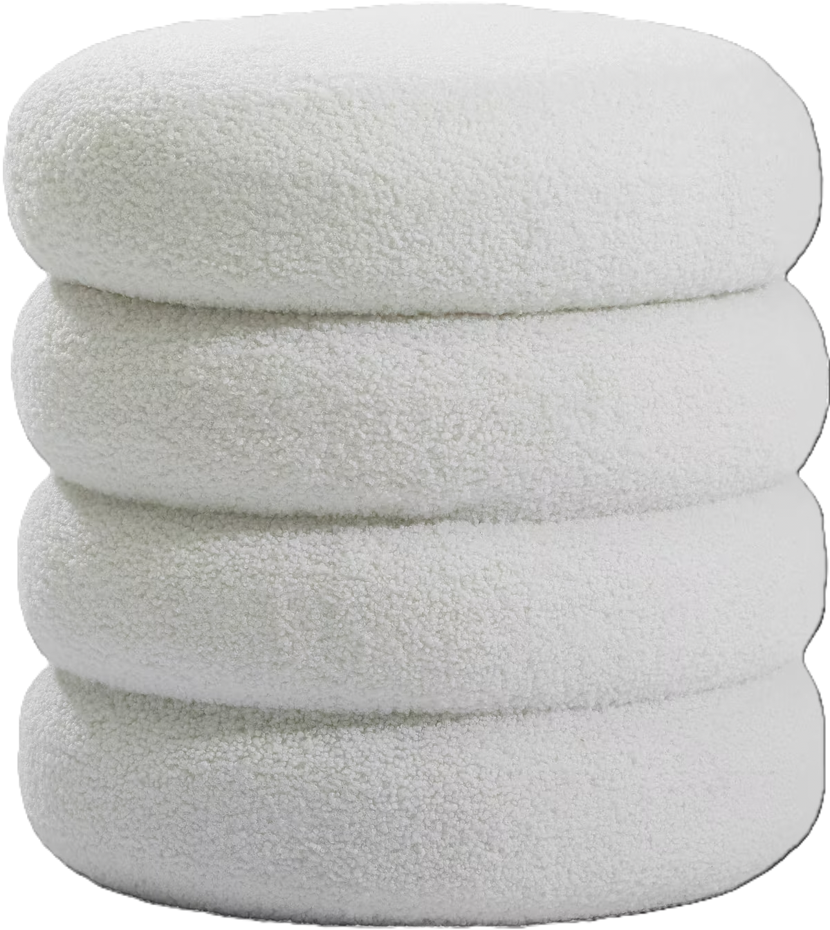 Bouclé-Hocker