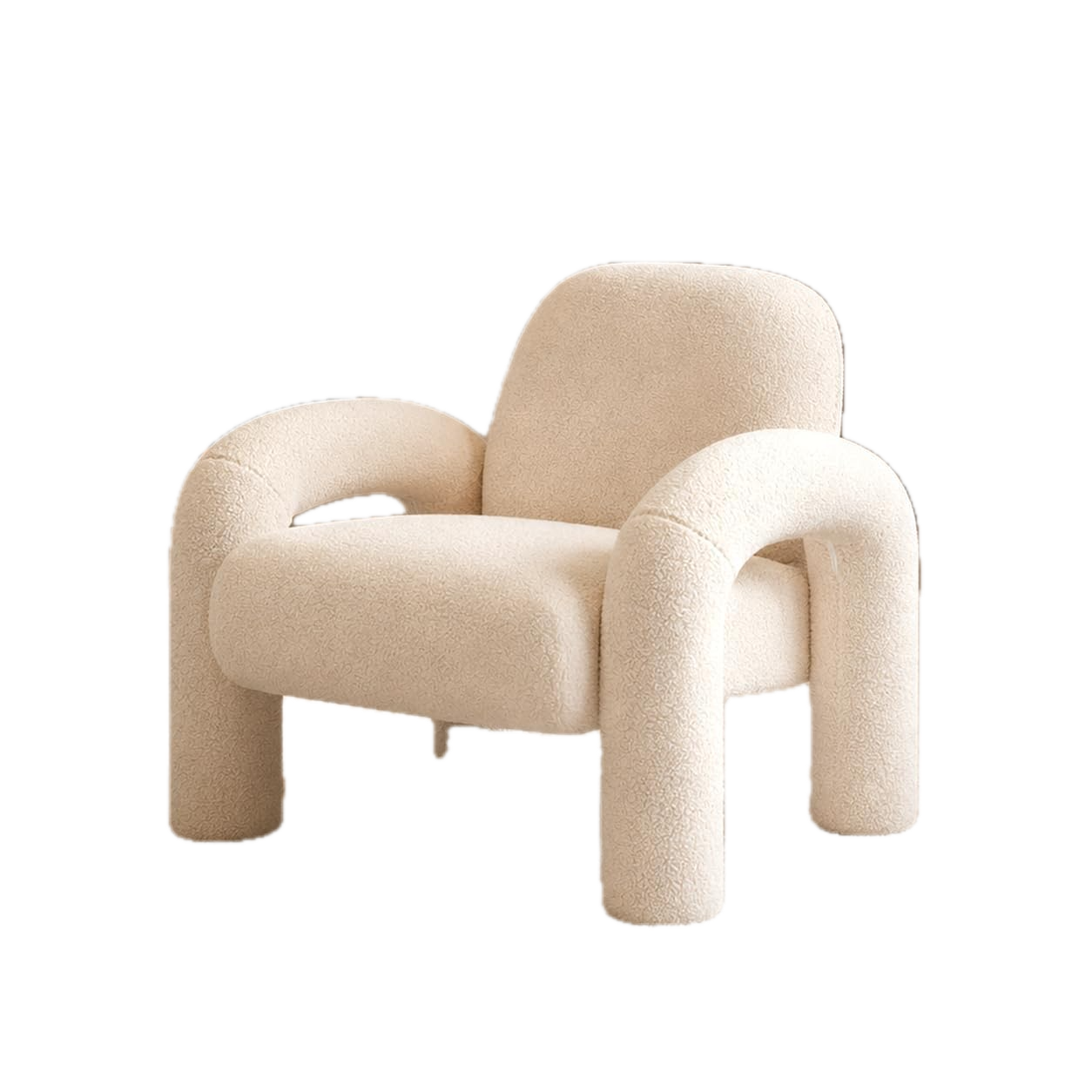Bouclé-Sessel